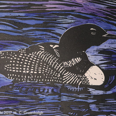 "Loon on Lake Oxbow"