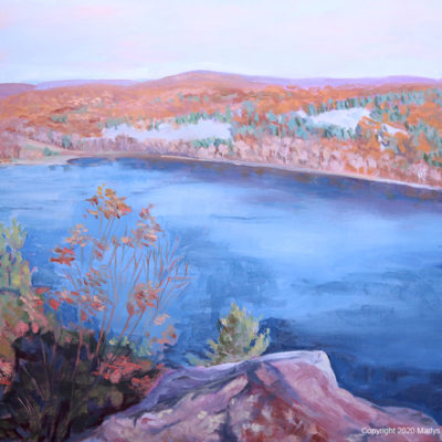 "Devil's Lake Diptych"  Left Side