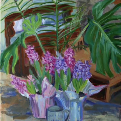 "Kitchen Hyacinths"