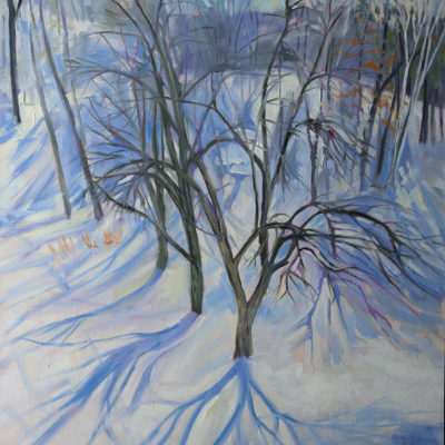 "Snowy Apple Trees" 